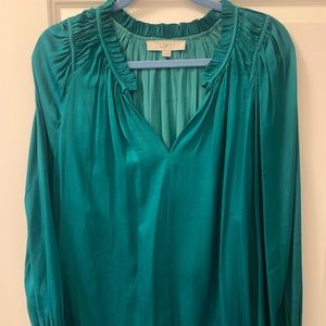 Loft Emerald Green Blouse - XL